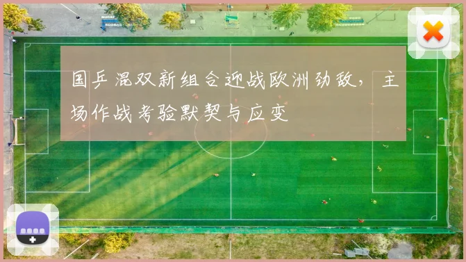 国乒混双新组合迎战欧洲劲敌，主场作战考验默契与应变