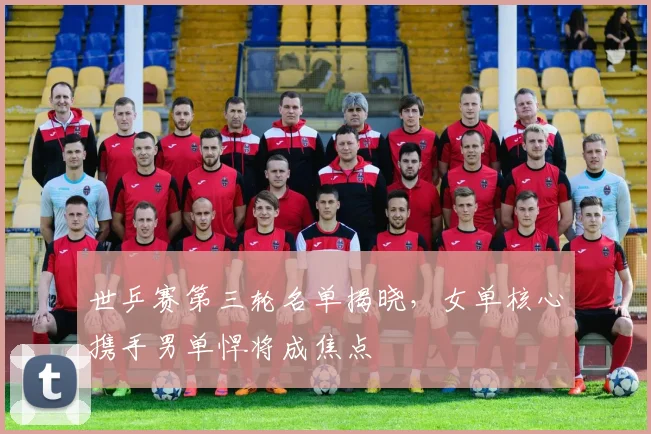 世乒赛第三轮名单揭晓，女单核心携手男单悍将成焦点